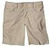 Classic Uniforms | Discount Uniforms - Dickies Girls 7-16 Flex Waist Classic Short - School Uniform,Khaki,10 Regular