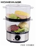 (In Stock) Best buy price Home Image HI-92214S Food Steamer