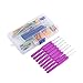 52 Piece 16 Size Crochet Hooks Needles Stitches Knitting Craft Crochet Set In Plastic Case ,Purple/Pink/Green/Rosy ( Color : Purple )