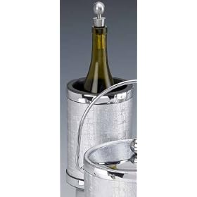 Kraftware 45478 Scandia - Silver Deluxe Wine Chiller by Kraftware