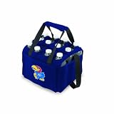 NCAA Kansas Jayhawks Beverage Buddy Insulated 12-Pack Drink Tote, Navy