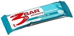 3Bar All Natural Energy Bar, Tropical Tri, 1.83-Ounce Bars (Pack of 15)