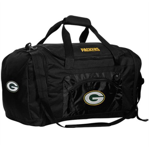 Green Bay Packers NFL Roadblock Duffle Bag (Black)