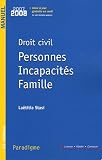 Revue Paradigme Publications Universitaires  / Droit civil : Personnes Incapacités Famille