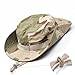 Generic Bluecell Tactical Head Wear/Boonie Hat Cap For Wargame,Sports,Fishing &Outdoor Activties (Multi Cam Khaki)