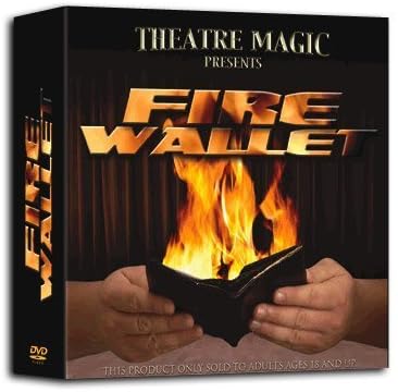 Fire Wallet (DVD and Gimmick) by Theatre Magic - Trick by Theatre Magic
