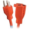 GE 51924 Indoor/Outdoor 25-Foot General Purpose Grounded Extension Cord, Orange