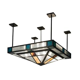 Meyda Tiffany - 99207: 48Sq Polaris Semi Flushmount by Meyda