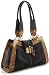 Marc Black Leather ''Wesley'' Satchel