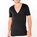 American Apparel Short-Sleeve Deep V-Neck T-Shirt - 6456