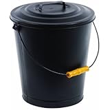 Pleasant Hearth Fireplace Ash Bucket with Lid