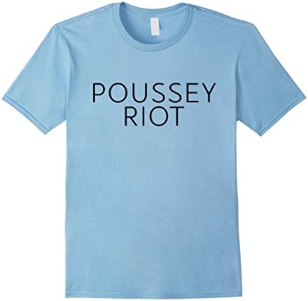 Men's Poussey Riot T-shirt Medium Baby Blue