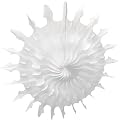Tissue Snowflake Decorations Set of 6- White(22")