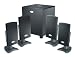 Cyber Acoustics CA-4100 4.1 Flat Panel Computer Speakers- Black