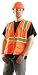 ANSI Surveyor's Vest - Hi-Viz Orange - Extra Large
