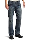 Modern Culture Men's Slim Straight 5 Pocket Jean with Flap Back Pockets