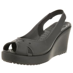 crocs Women's Farrah Slingback Wedge