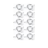 Wholesale LOT of 10 - 11mm Solid 925 Sterling Silver Spring Ring Round Clasps | Wholesale price!