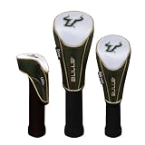NCAA South Florida Bulls Nylon Headcover (set of 3) Driver, Fairway, Utility