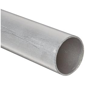 Aluminum 6061-T6 Drawn Tube 1" x 0.035" x 0.93" Cut to 12"