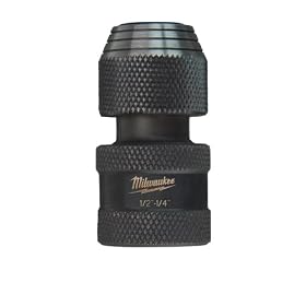 Milwaukee 48-03-4410 Shockwave 1 2-Inch Square by 1 4-Inch Hex Adapter by Milwaukee