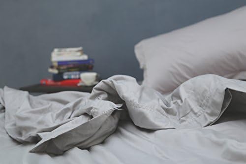 CASA LEMON SIGNATURE Collection Fitted Sheet, Made In Italy #1 soft and silky Fitted Sheet, 19" deep pockets # Highest Quality # (KING, SILVER)