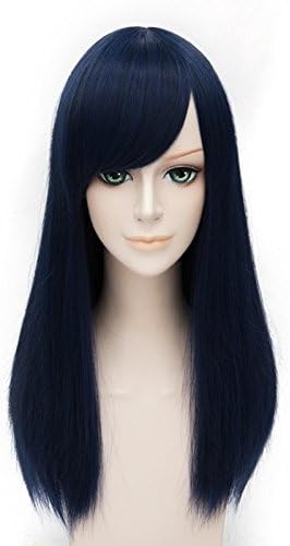 55CM Dark Blue Mixed Long Straight Lolita Fashion Cosplay Wig Heat Resistant by CosplayMIX