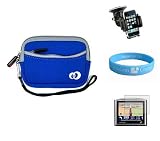 41VbptpWt6L. SL160  Protective Soft Neoprene Carrying Case for Tomtom Xl 340tm 340 s Xl 335t 330s 335tm 350tm 4.3 Inch Portable Gps Navigator + Screen Protector + Vehicle GPS Holder Windshield Suction Cup Mount + SumacLife TM Wisdom*Courage Wristband (Blue)