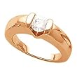 18K Rose Gold Diamond Solitaire Engagement Ring - 0.50 Ct.