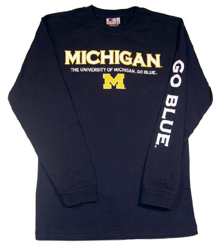 Michigan Wolverines Colosseum Youth Equalizer LS Tee