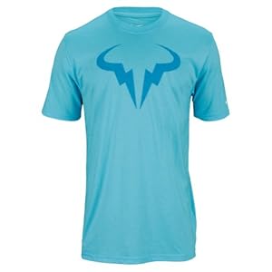 Nike Men`s Rafa Dri-Blend Tennis Tee Polarized Blue