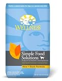 Wellness Simple Solutions Rice and Duck Formula Dog Food, 4-Pound Bag