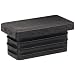 Kapsto 270 R 4020 1.5 - 2 Polyethylene Rectangular Plug, Black, 40x20 mm (Pack of 100)