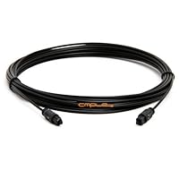 Cmple - TOSLink Optical Digital Audio Cable SPDIF Dolby Digital DTS -25 ft