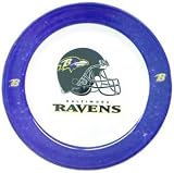 Baltimore Ravens 4 Piece Dinner Plate Set