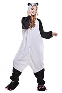 Newcosplay Polar Fleece Onesies Pajamas (XL, Kungfu Panda)