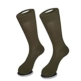 1 Pair of Antonio Ricci Men's OLIVE GREEN Color COTTON Dress SOCKS NEW