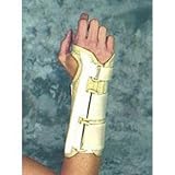 Deluxe Wrist Brace Medium Left 3 - 3 1/2 Sportaid