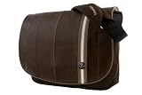 Crumpler - Royale S&auml;ckli XL - Sacoche en cuir pour Ordinateur Portable 17" - Marron/Gris