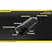 NiteCore Tube Keychain Light T Series 45 Lumen Multi Color Pocket Flashlight, Blue
