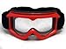 TMS® Adult RED GOGGLES Motocross MX DirtBike ATV Off-Road(2718-R)