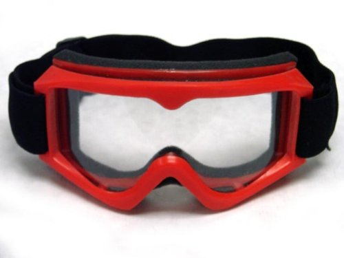 Adult RED GOGGLES Motocross MX DirtBike ATV Off-Road(2718-R)