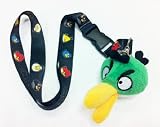 Angry Birds Lanyard Keychain Holder with Bonus (Green Bird) 2.5 Angry Bird Plush Doll 41Vc200SZBL. SL160 Angry Birds Lanyard Keychain Holder with Bonus (Green Bird) 2.5 Angry Bird Plush Doll