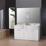 DreamLine DLVRB-314-147-WH White EuroDesign EuroDesign Vanity with Marble Countertop DLVRB-314-147
