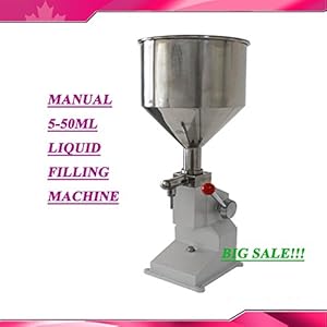New Manual 5-50ml Liquid Filling Machine Cream Paste Shampoo Cosmetic Filler
