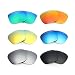 Mryok 6 Pair Polarized Replacement Lenses for Spy Optic Discord Sunglass - Stealth Black/Fire Red/Ice Blue/Silver Titanium/Emerald Green/24K Gold