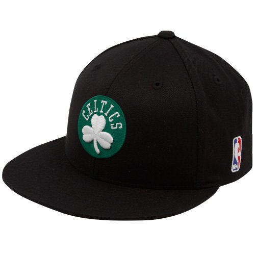 Boston Celtics Adidas Fitted Logo Hat (Black) 71/4