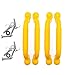 Ymeibe Playground Safety Handles Solid Swing Set Kids Safety Hand Grips for Playset, Climbing Frame & Play House (Yellow, 2 Pair)