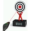 Wecker Uhr Alarm Laser Clock 9071 mit Zielscheibe ca 13 x 18 cm