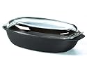 SKK Premium Plus, Rectangular Roaster with lid, Detachable Handle, 40 cm